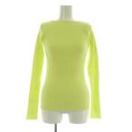 オーラリー AURALEE 23SS ロンハーマン別注  Giza Boat Neck Pullover リブカットソー 長袖 ニット 0 イエロー /MY ■OS レディース