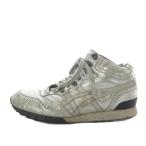 ショッピングオニツカタイガー オニツカタイガー Onitsuka Tiger ANDREA POMPILIO スニーカー ハイカット レザー US8.5 シルバー色 THL327 /YO22 ■A メンズ