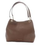 マイケルコース MICHAEL KORS 24年製 Kensington Large Pebbled Leather Tote Bag トートバッグ レザー ブラウン /YO29 レディース