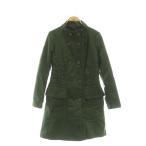 ショッピングプラダ プラダ リネアロッサ PRADA LINEA ROSSA 中綿 コート アウター スタンドカラー 40 グリーン /CX ■OS レディース