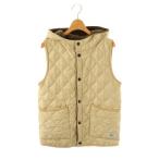 アーメン ARMEN キルティングベスト フード 0 ベージュ /HK ■OS レディース