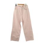 ショッピングファーファ ファーファー furfur 24SS ハイウエストデニムパンツ ストレート ジッパーフライ コットン 1 ラベンダー /NR ■OS レディース