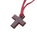 バカラ Baccarat クロス クリスタルチョーカー ネックレス 赤 レッド /SR レディース