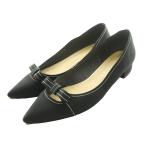 ruta long Le Talon лента плоская обувь туфли-лодочки 24.5cm чёрный черный /SS #OS женский 