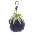 フェンディ FENDI パイナップル バッグチャーム キーホルダー パープル /YO16 ■OH レディース