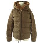 デュベティカ DUVETICA BEAUTY&YOUTH 別注 ROISIN ファー付きダウンジャケット アウター ジップアップ 42 茶 /NR ■OS レディース