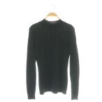 フェンディ FENDI コットン ズッカ柄 ハイネックニット カットソー プルオーバー 40 ブラック 黒 FZY935 /CX ■OS レディース