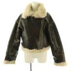 m Roo aMURUA 24AW Vintage Like Short искусственный мутон жакет внешний F темно-коричневый /NR #OS женский 