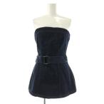  Zara ZARA Denim ремешок отсутствует ремень Denim tops bare top XS индиго Z1975 /CX #OS #SH