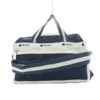 レスポートサック MINI DUFFEL CROSSBODY 2way ショルダー ハンドバッグ ネイビー 白 ホワイト 配色 ロゴプリント /RI ■OS レディース