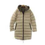 ショッピングduvetica デュベティカ DUVETICA ACE ダウンコート フード 38 ベージュ /ES ■OS レディース