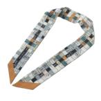 エルメス HERMES ツイリースカーフ ボルデュック・チェック Bolducau Carre シルク マルチカラー /YO7 ■OH レディース