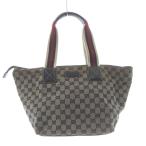 グッチ GUCCI シェリーライン GGキャンバストートバッグ ハンドバッグ 茶色ブラウン 131230 214397 /SR ■OH レディース