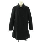 ミュウミュウ miumiu 丸襟 コート アウター ウール 38 濃紺 /NR ■OS レディース