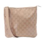 グッチ GUCCI GGスプリーム クロスボディ ショルダーバッグ ピンクベージュ /SR ■OH レディース