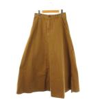 ショッピングロンハーマン ロンハーマン Ron Herman RHC ロングスカート フレアスカート デニム S ブラウン /ES ■OS レディース