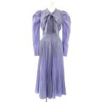 ショッピングコルセット セルフォード CELFORD コルセットリブプリーツワンピース ロング 38 パープル /DF ■OS レディース