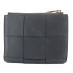 ボッテガヴェネタ BOTTEGA VENETA カセット マキシイントレチャート 財布 二つ折り レザー グレー /YO16 ■OH メンズ レディース