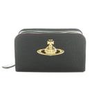 ヴィヴィアンウエストウッド Vivienne Westwood ポーチ レザー オーブロゴ 黒 /MI ■OS レディース