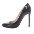 プラダ PRADA パンプス ピンヒール エナメルレザー 35 ブラック /YO1 レディース