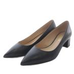 コーチ COACH パンプス ハイヒール ポインテッドトゥ レザー 6C ブラック /YO6 レディース