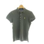 ポロ ラルフローレン POLO RALPH LAUREN ポロシャツ M 灰色 グレー 無地 半袖 ロゴ刺繍 /AG ■OS メンズ