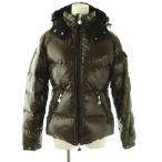 モンクレール MONCLER BADIA ダウンジャケット アウター フード 1 ブラウン /DF ■OS レディース