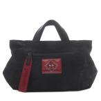 ヴィヴィアンウエストウッド Vivienne Westwood チェッカー ORB トートバッグ ハンドバッグ オーブ ナイロン ブラック /YO24 レディース