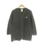 ダントン DANTON フリースジャケット ノーカラージャケット 34 グレー /DF ■OS レディース