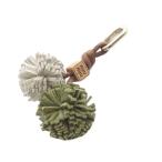 ミュウミュウ miumiu レザー マイクロトリック チャーム 緑 グリーン 5ID008 /SR ■OH レディース