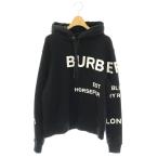 バーバリー BURBERRY POULTER パーカー 長袖 プルオーバー コットン S 黒 /NR ■OS レディース