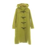 ルーニィ LOUNIE ウール混 ダッフルコート アウター フーディ 36 ライム 黄緑 /CX ■OS レディース