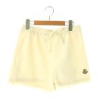 モンクレール MONCLER SHORT  SHORTS ツイードレイヤー ショートパンツ コットン 40 アイボリー /NR ■OS ■SH レディース