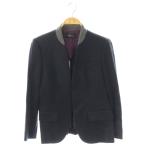 ポールスミス ブラック Paul Smith BLACK ノーカラージャケット 背抜き 40 ブラック /DO ■OS レディース