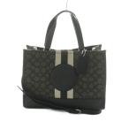 ショッピングcoach コーチ COACH デンプシー 2WAY ハンドバッグ ショルダーバッグ シグネチャー ジャカード 黒 アイボリー CQ877 /MI ■OS レディース