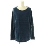 ショッピングロンハーマン ロンハーマン Ron Herman コットン ニット カットソー ブルー /DF ■OS レディース