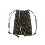 ショッピングサコッシュ バーバリー BURBERRY TB モノグラム ショルダーバッグ サコッシュ 巾着型 茶 /MI ■OS レディース