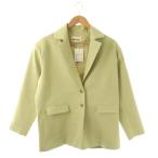 ショッピングピスタチオ 未使用品 カベサ ロッソ CAVEZA ROSSO 26SS ワイドショルダーテーラードジャケット F ピスタチオグリーン /DF ■OS レディース