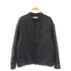 B&amp;Y United Arrows BEAUTY&amp;YOUTH красота &amp; Youth PUFFER одиночный байкерская куртка блузон с хлопком S чёрный /MI #OS #SH