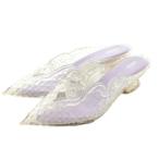 メリッサ melissa × ワイプロジェクト Y PROJECT ミュール ポインテッドトゥ US6 23.0cm クリア /MI ■OS レディース