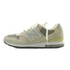 ショッピングニューバランス 996 ニューバランス NEW BALANCE ローカットスニーカー シューズ メッシュ フェイクスエード 切替 ロゴ US6.5 24.5cm グレー MRL996AG /BB