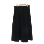 23区 オンワード樫山 23AW ウールカシミヤニットスカート ロング フレア 大きいサイズ 44 ブラック /MY ■OS ■SH レディース