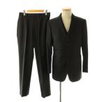  Burberry Black Label BURBERRY BLACK LABEL костюм-тройка выставить жакет брюки лучший полоса черный /HK #OS