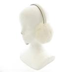  не использовался товар Gucci GUCCI Guccisima GG рисунок мех кролика наушники la- белый белый 245929 /SR женский 