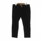  Deuxieme Classe DEUXIEME CLASSE обтягивающий брюки 38 чёрный черный передний кнопка заклепка оборудование орнамент /AG #OS мужской 