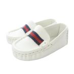  Gucci GUCCI пинетки кожа 19 белый белый /SR женский 