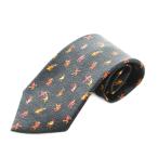  BVLGARY BVLGARI Sette piege шелк галстук широкий галстук шелк общий рисунок угольно-серый красный белый /MI #OS #OH #SH мужской 