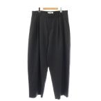  не использовался товар Studio Nicole sonSTUDIO NICHOLSON LINE DOUBLE PLEAT VOLUME PANT широкий брюки M черный /DF #OS #SH мужской 