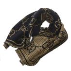 グッチ GUCCI チェック GGウール スカ�