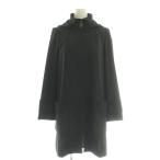  Foxey New York FOXEY NEW YORK с капюшоном . Laney пальто Zip выше 38 черный 30157 /CX #OS женский 